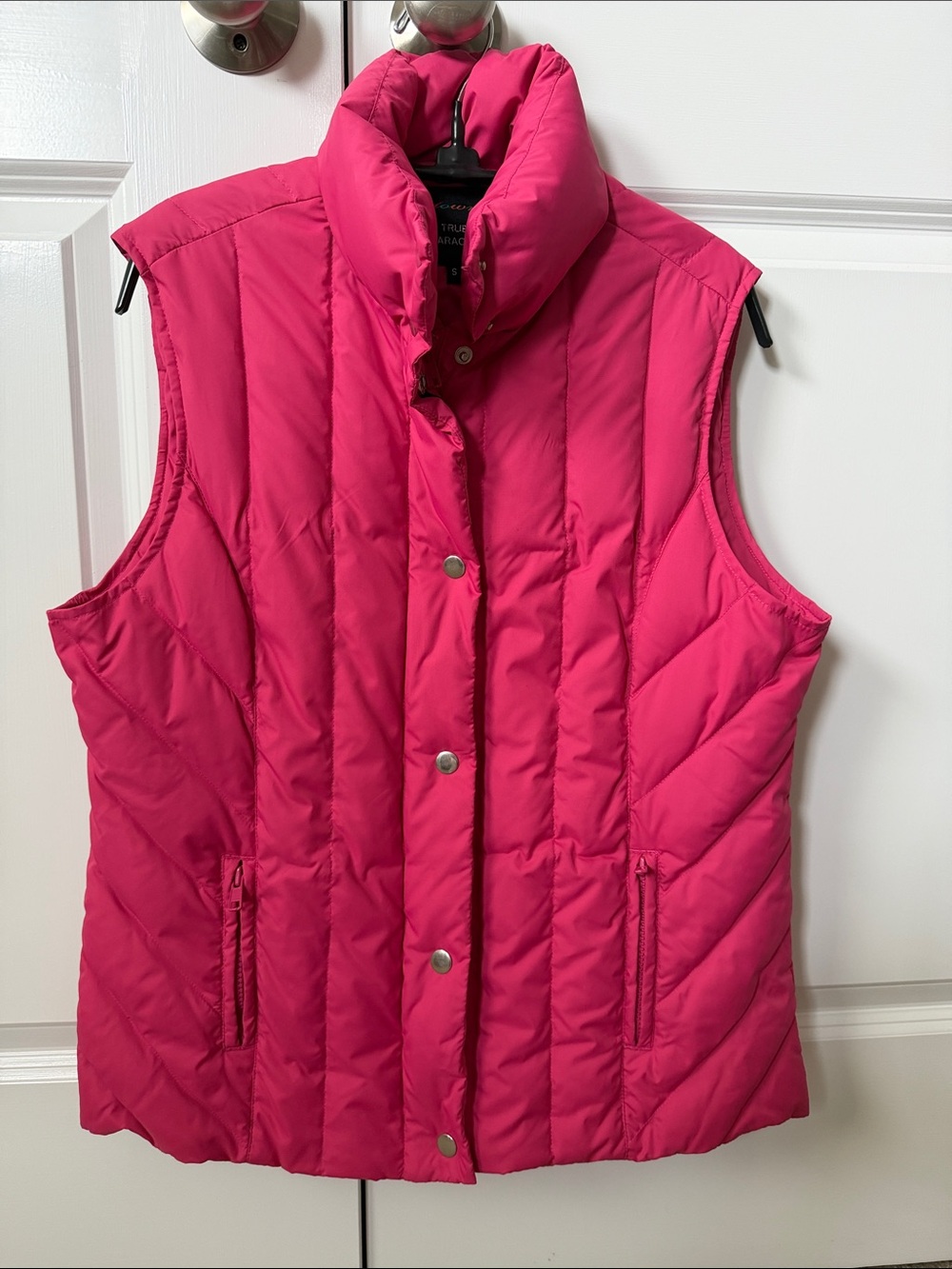 NWOT Women's Pink Insulated Goose Down Quilted Puffer Vest sz S